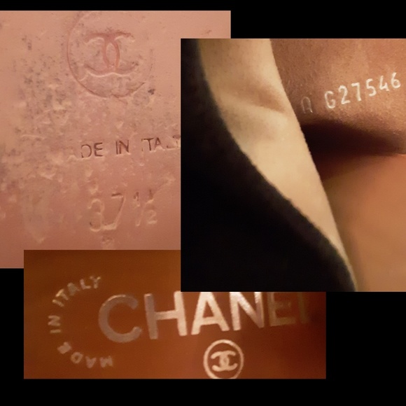 Like New! Chanel Suede Slingback Platform Heels! - Picture 5 of 5